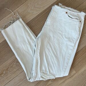 Levi’s Wedgie Straight Crop w Raw Hem